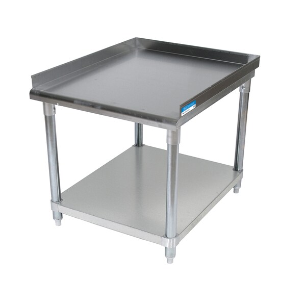Bk Resources Stainless steel Equipment Stand W/Undershelf, 3 Sided 2"Riser 60X30 SVET-6030 - main